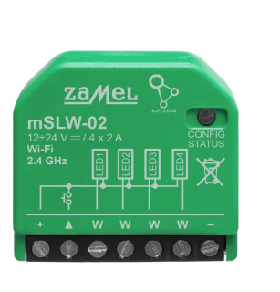 ZAMEL SUPLA mSLW-02 sterownik 4xLED RGBW WiFi mini