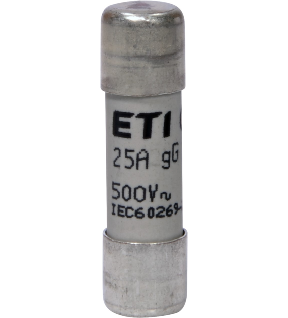 ETI CH10x38 gG 25A/500V wkładka topikowa