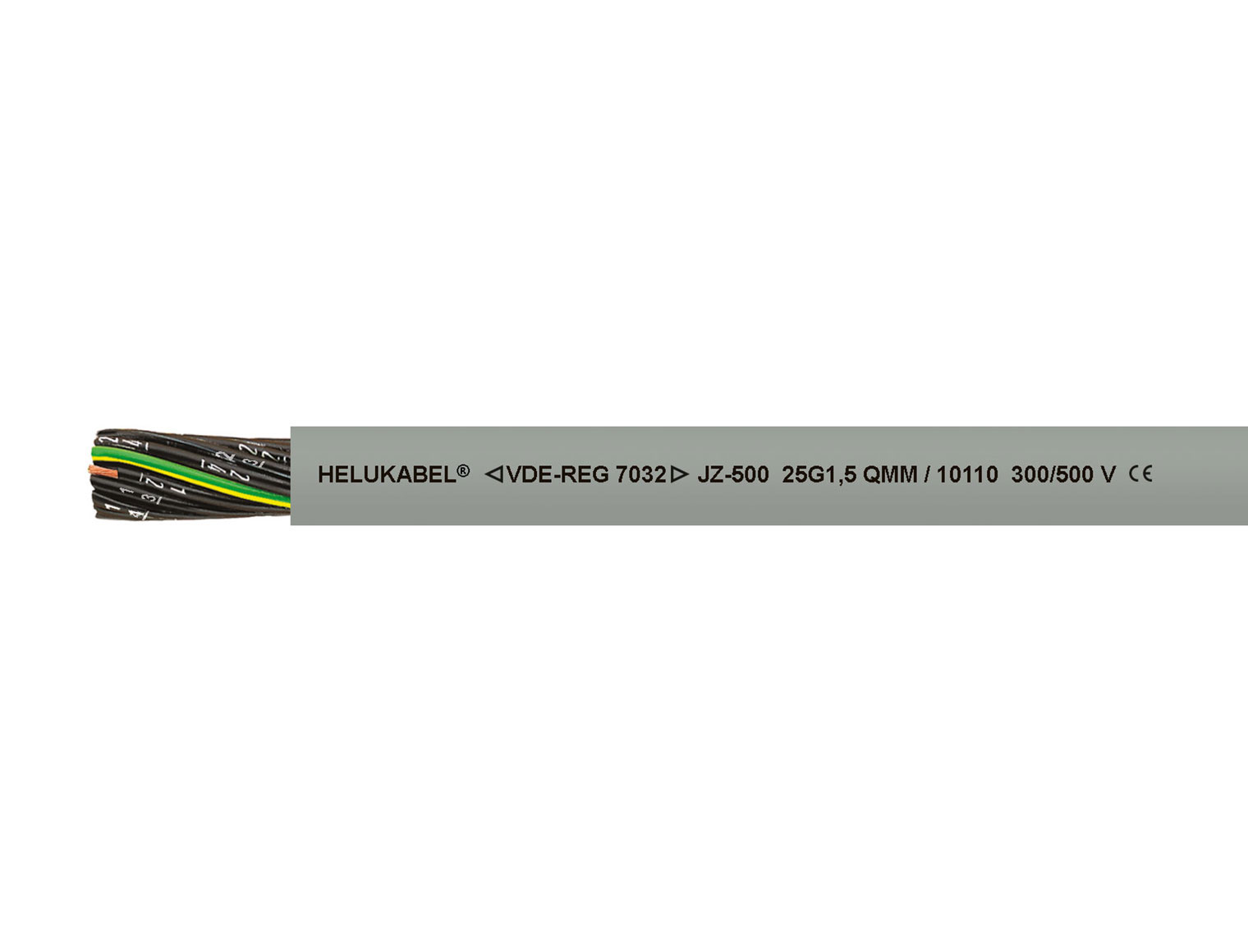 HELUKABEL przewód JZ-500 1x25 300/500V 100m
