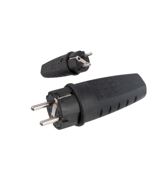 PAWBOL wtyczka gumowa przenośna 250V 16A IP44