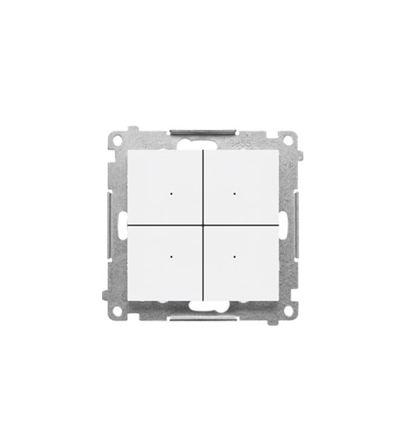 SIMON 55 BIAŁY MAT TEW4.01/111 łącznik elektron x4