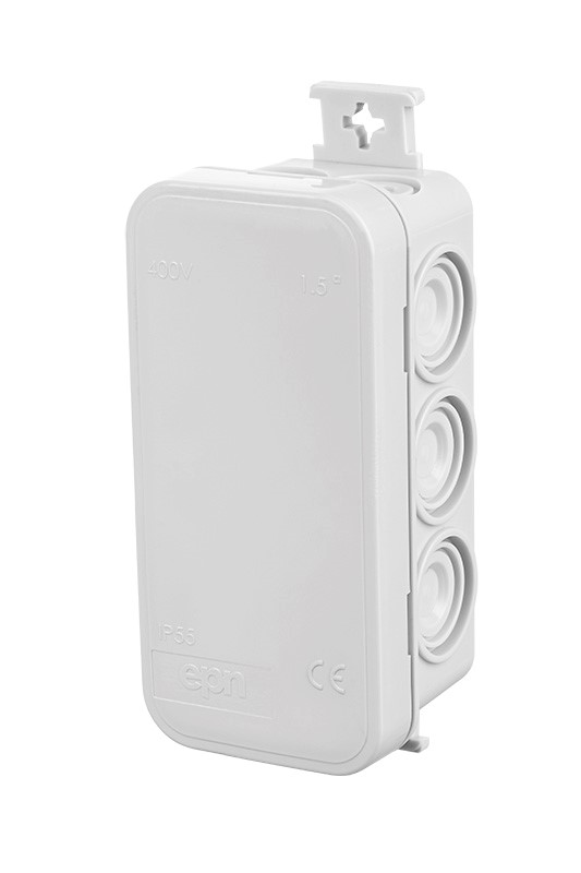 NASIELSK E10 puszka n/t 45x90x39 IP55 SZARY
