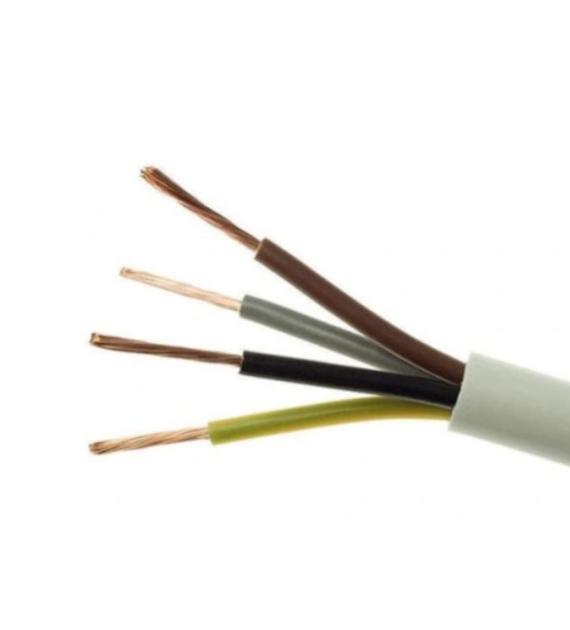 ELEKTROKABEL przewód OWYżo 4x1,5 biały 500m