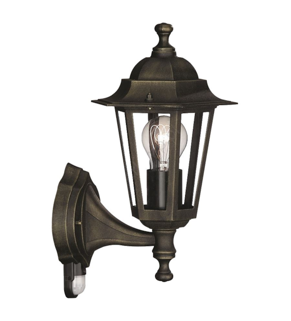 PHILIPS PEKING oprawa ogrodowa kinkiet 1x60 CZARNY