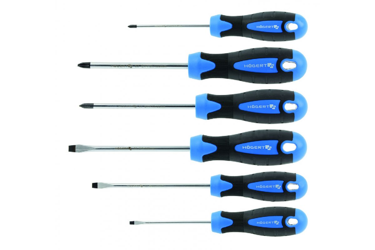 GTV HOGERT wkrętaki zestaw 6szt stal S2