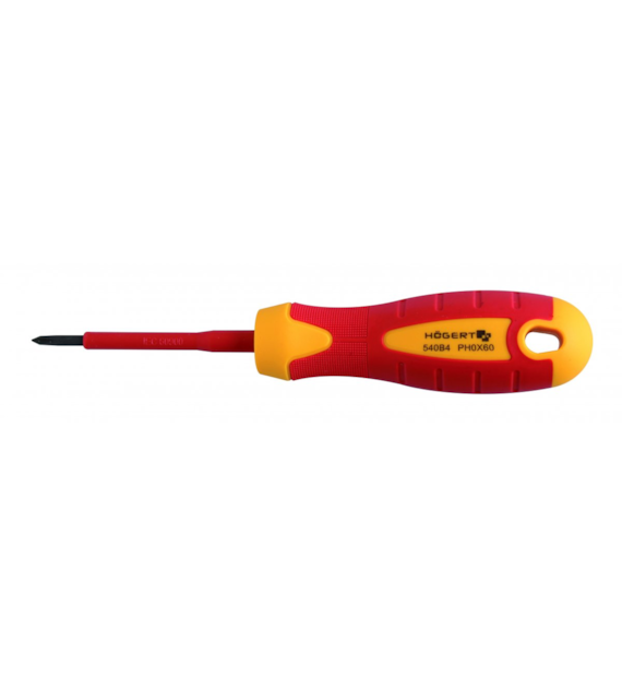 GTV HOGERT wkrętak PH0 60mm izolowany 1000V S2
