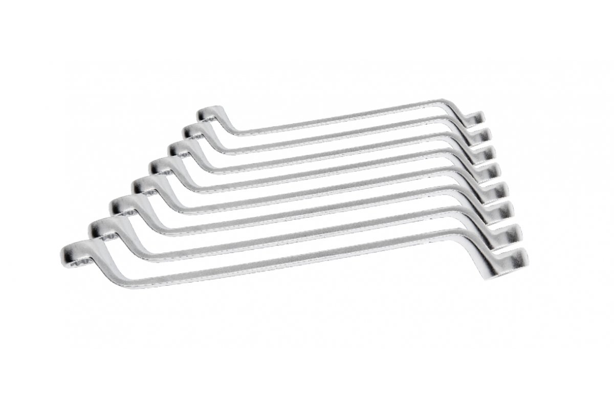 GTV HOGERT zestaw kluczy oczkowych odg.8szt 6-22mm