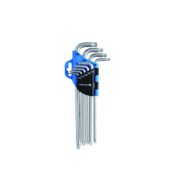 GTV HOGERT klucze torx 9szt extra długie