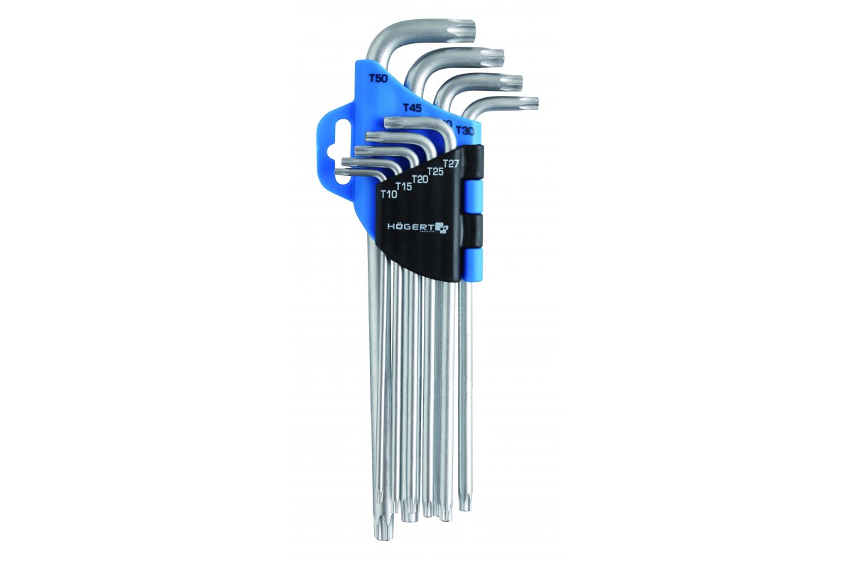 GTV HOGERT klucze torx 9szt extra długie