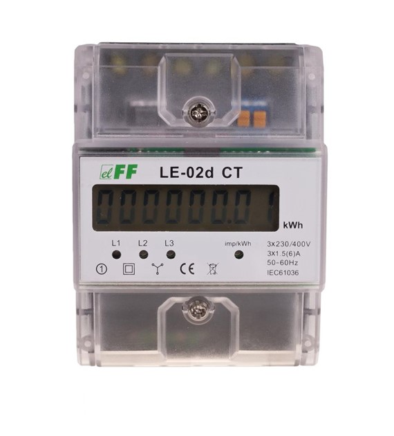 FF LE-02D-CT licznik energii elektrycznej 3F 5A