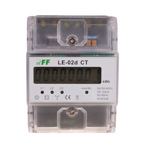 FF LE-02D-CT licznik energii elektrycznej 3F 5A