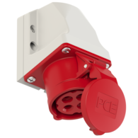 PCE SHARK gniazdo stałe 4x16 400V 6h IP44