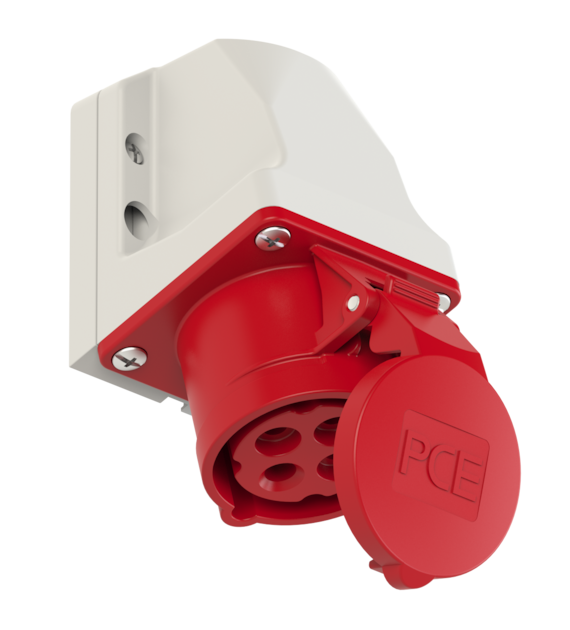 PCE SHARK gniazdo stałe 4x16 400V 6h IP44