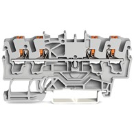 WAGO 2202-1401 złączka z przyciskami 4x2,5 SZARY