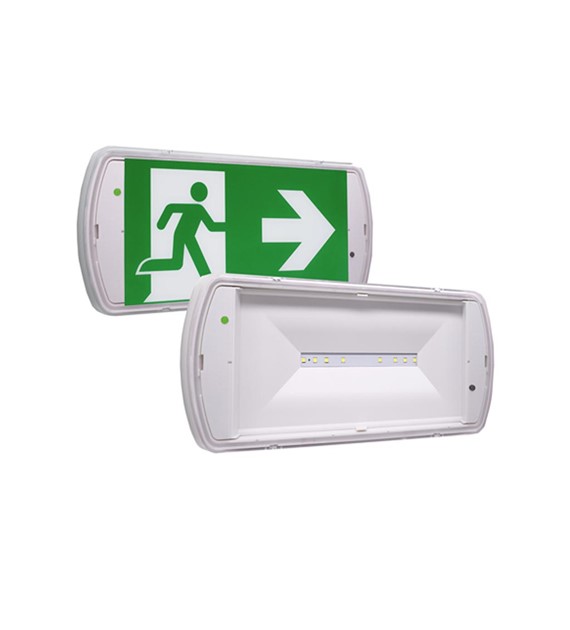 EATON SAFELITE MNM oprawa 150lm 3h IP65 piktogram