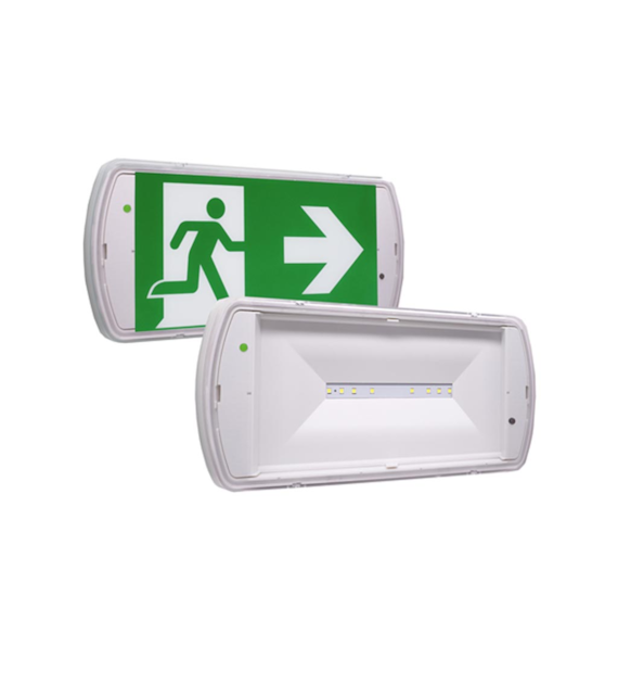EATON SAFELITE MNM oprawa 150lm 3h IP65 piktogram