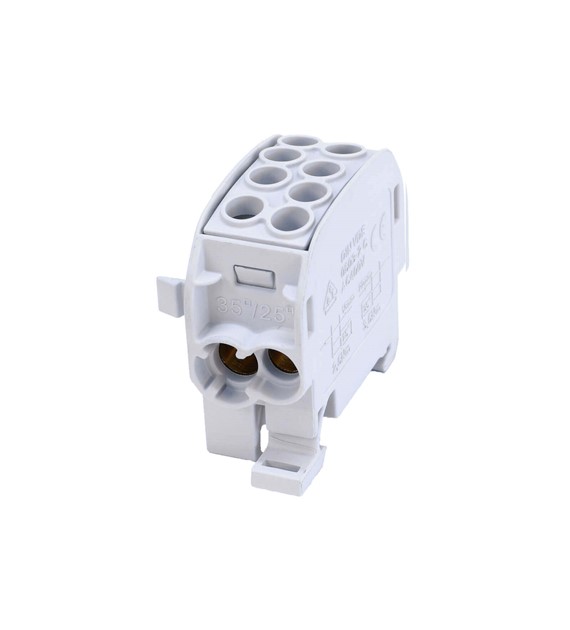 SIMET SIMBLOCK SCB35-Al/Cu blok rozdzielczy SZARY