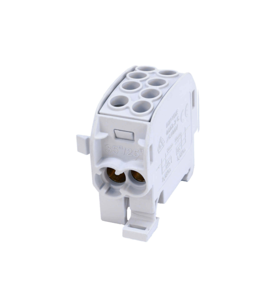 SIMET SIMBLOCK SCB35-Al/Cu blok rozdzielczy SZARY