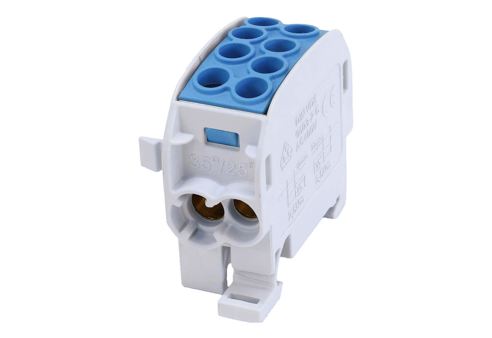 SIMET SIMBLOCK SCB35-Al/Cu blok rozdzielczy NIEBIE