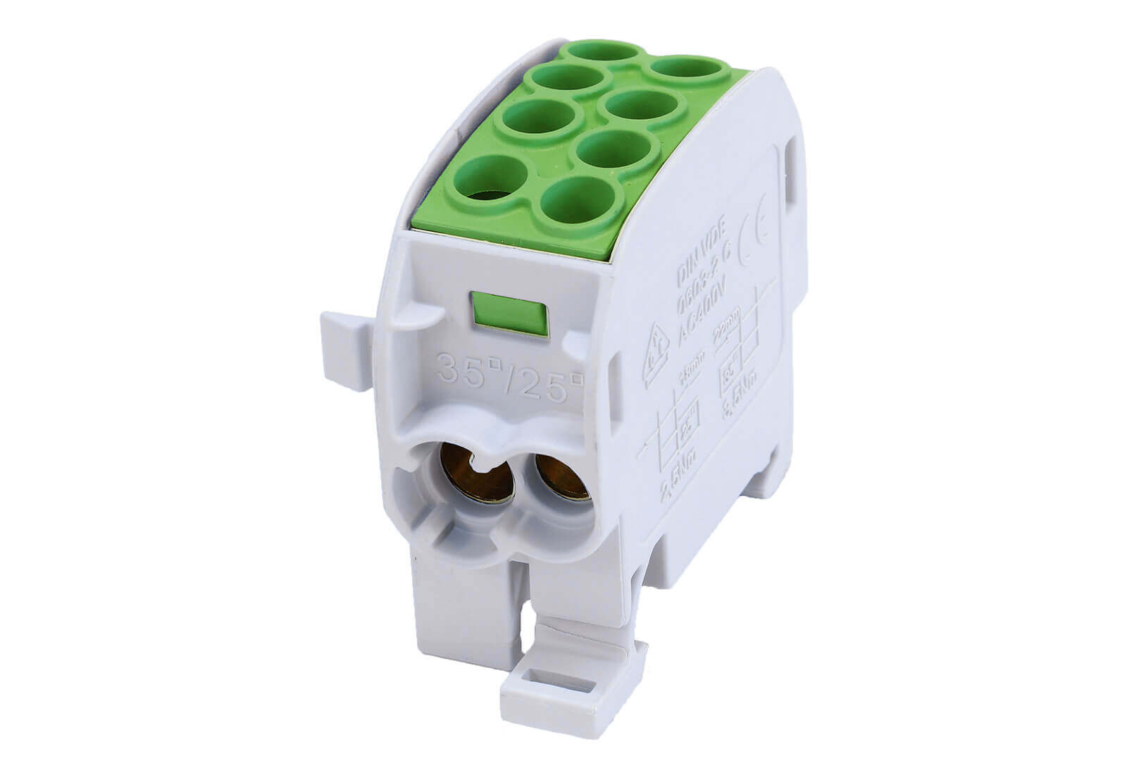 SIMET SIMBLOCK SCB35-Al/Cu blok rozdzielczyZIELONY