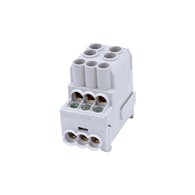 SIMET SIMBLOCK SDB100-Al/Cu blok rozdz-dys SZARY