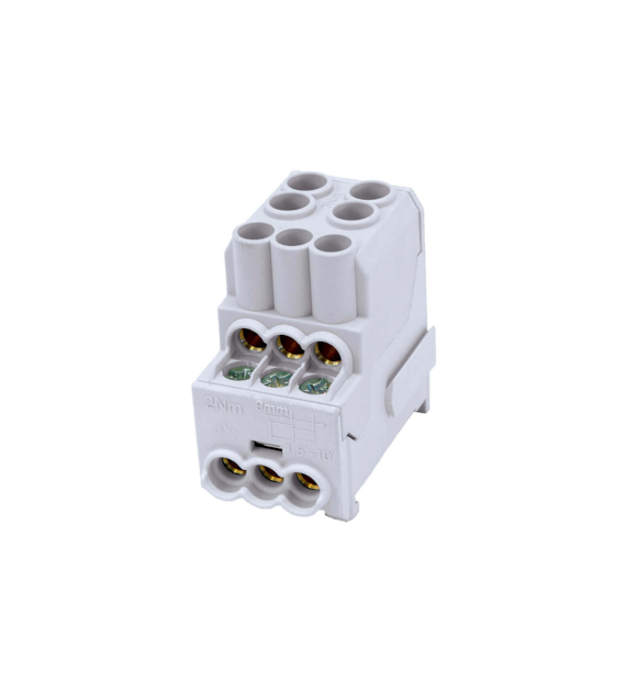 SIMET SIMBLOCK SDB100-Al/Cu blok rozdz-dys SZARY
