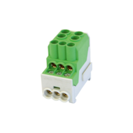 SIMET SIMBLOCK SDB100-Al/Cu blok rozdz-dys ZIELONY