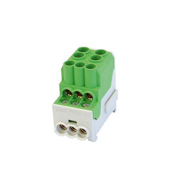 SIMET SIMBLOCK SDB100-Al/Cu blok rozdz-dys ZIELONY