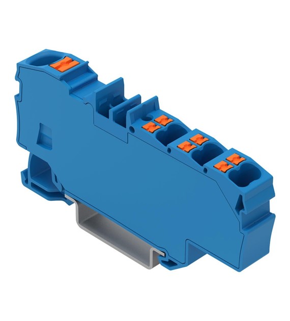 WAGO 2206-8034 złączka z przycisk.1x6/1x1,5 NIEB