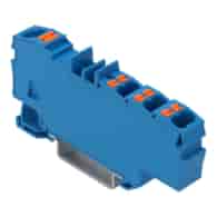 WAGO 2206-8034 złączka z przycisk.1x6/1x1,5 NIEB