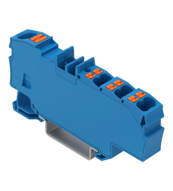 WAGO 2206-8034 złączka z przycisk.1x6/1x1,5 NIEB