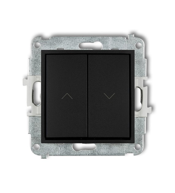KARLIK MINI CZARNY 12MWP-8 łącznik żaluzjowy