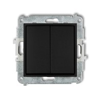 KARLIK MINI CZARNY 12MWP-8 łącznik żaluzjowy