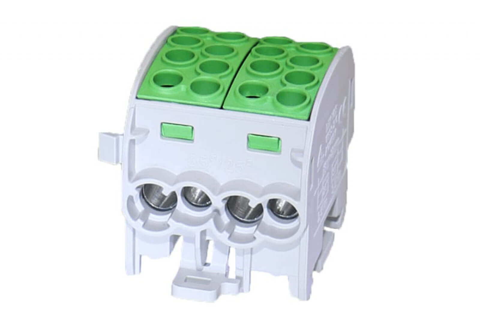 SIMET SIMBLOCK SCB35-2 Al/Cu blok rozdziel ZIELONY