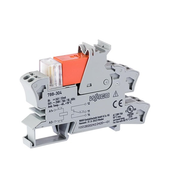 WAGO 788-304 przekaźnik z podstawą 1P 16A 24V DC