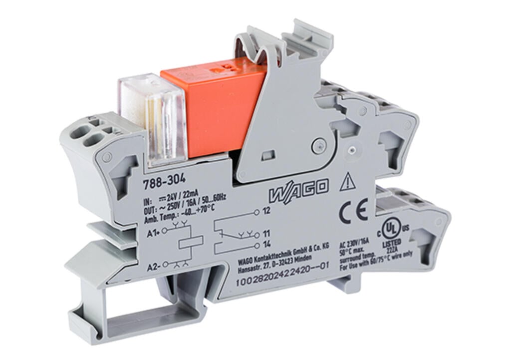 WAGO 788-304 przekaźnik z podstawą 1P 16A 24V DC