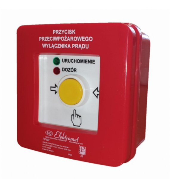 ELEKTROMET PPWP-1 B/4 przycisk przeciwpożarowy