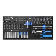 GTV HOGERT Zestaw narzędzi z grzech. 1/4”, 63 szt