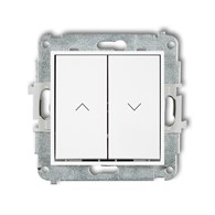 KARLIK MINI BIAŁY MAT 25MWP-8 łącznik żaluzjowy