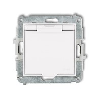 KARLIK MINI BIAŁY MAT 25MGPB-1zp gniazdo IP54