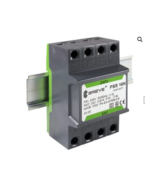 BREVE transformator PSS 16N 230/24V