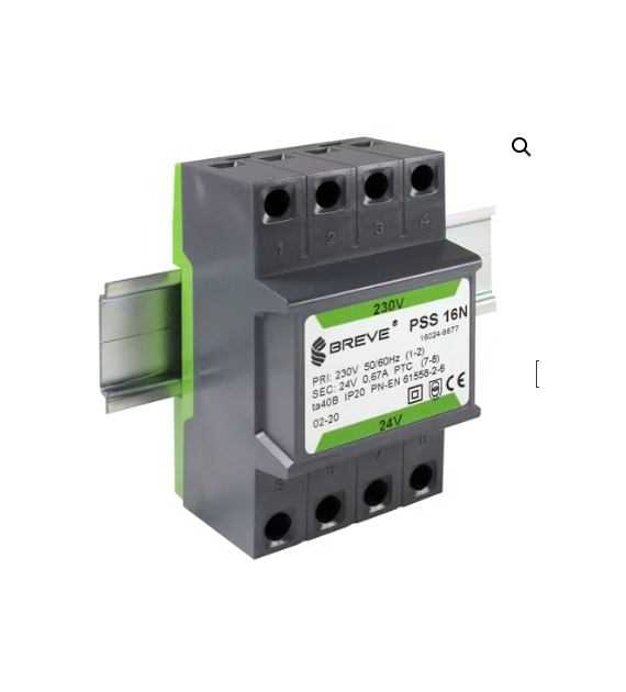 BREVE transformator PSS 16N 230/24V