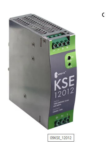 BREVE zasilacz KSE 12012M 230/ 12VDC 10A