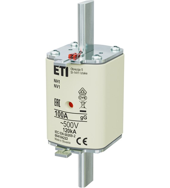 ETI NH1 gG 100A/500V wkładka topikowa