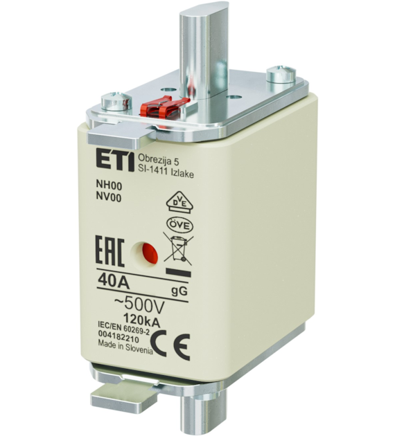 ETI NH00 gG 40A/500V wkładka topikowa