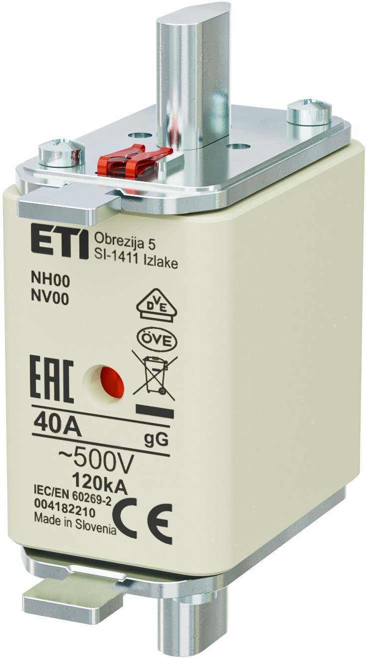 ETI NH00 gG 40A/500V wkładka topikowa