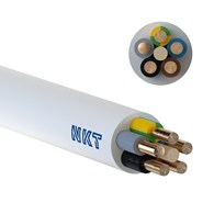 NKT przewód YDYżo 450/750V 5x10 biały METRY