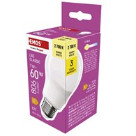 EMOS LED CLS A60 7W=60W E27 806lm WW