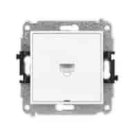 KARLIK MINI BIAŁY MAT 25MGKBO-1 gniazdo 1xRJ45 5e
