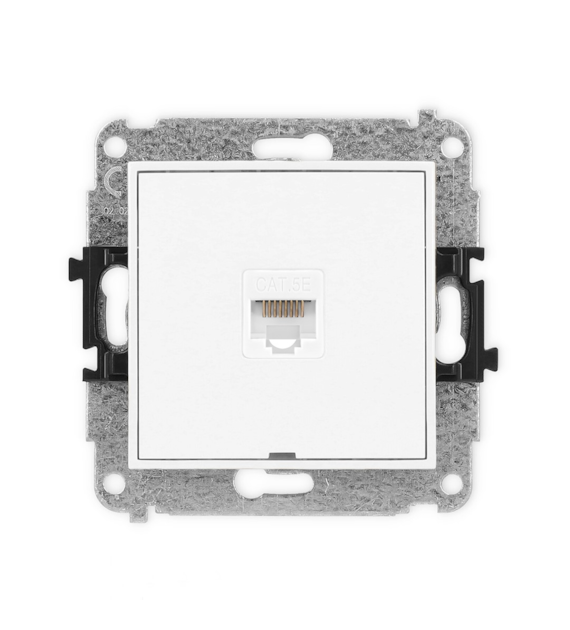 KARLIK MINI BIAŁY MAT 25MGKBO-1 gniazdo 1xRJ45 5e